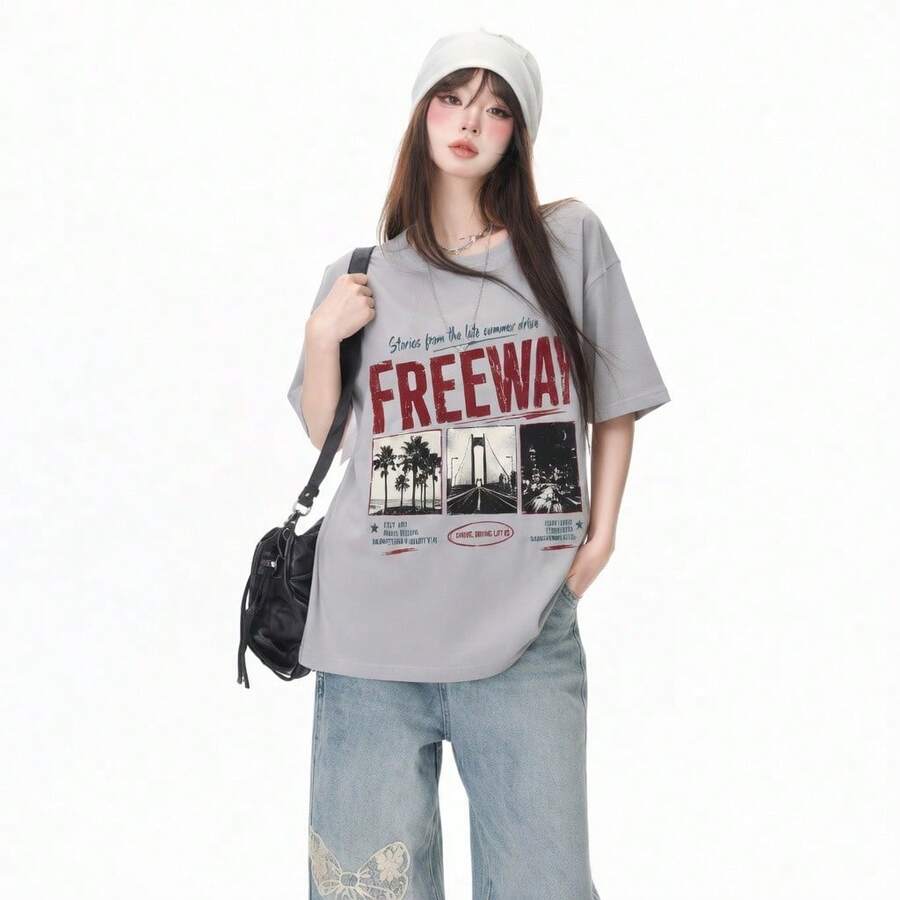 Women T-Shirts - Light Grey - View 1
