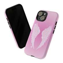 24h Shipping From DE  23 24 25 26Cute Pink Angel Wings  Y2K Phone Case,  17, Aesthetic Protective  Cover, Stylish Phone Accessory, Unique Gift, Cool Phone - 1 Piece Of Picture Color - View 4