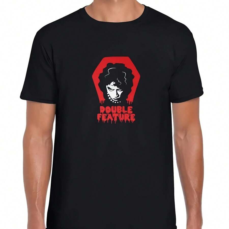Science Fiction Double Feature Dr Frank N Furter Fan Made 70's Retro Classic T Shirt - 款式 - 查看 1