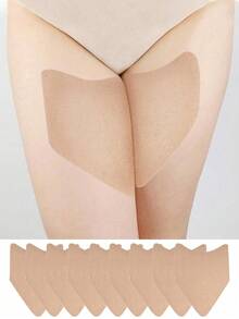 2/10/20pcs Round Invisible Thigh Inner Friction Prevention Patches, Anti-Chafing Thigh Tape, Transparent Skin Protection Patches, Suitable For Women's Inner Thighs And Calves, Comfortable Protection - Multicolor - View 5