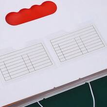 1pc Accordion File Folder, 25 Expandable Pockets Document Organizer, Portable File Bag With Blank Labels, Suitable For Home Office School Supplies - Rainbow Flap Accordion Bag - View 11