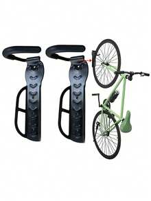 1pc Bicycle Wall Mount Hook, Wall-Mounted Bicycle Display Rack, Cycling Accessories - Black - View 2