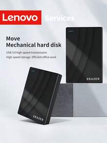 Lenovo Yineng G600 External Hard Drive, 500GB USB3.0 High-Speed Mechanical Hard Disk, Portable External Storage Hard Drive, Suitable For Computers And Laptops - View 7