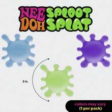 NeeDoh 1pc Đồ chơi bóp Virus Ice Cube dạng hộp mù, đồ chơi cầm tay độc đáo vui nhộn, phù hợp giảm căng thẳng, đồ chơi lớp học, quà tặng tiệc, vật trang trí túi quà, quà tặng tựu trường, phù hợp cho thanh thiếu niên, học sinh, nhân viên văn phòng, quà tặng sinh nhật/lễ hội - Vi-rút - Xem 2