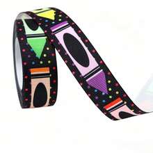 8 Rolls Back To School Grosgrain Ribbon 0.98 Inch Welcome School Ribbons School Bus Pencil Apple ABC Pattern Fabric Decorative Craft Ribbon For DIY Crafts Teacher Appreciation Gifts Wrapping, Room Decor, 40 Yards - Back to School Theme - View 13
