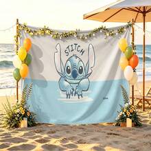 Tranh treo tường Disney Lilo & Stitch, hình vẽ Stitch dễ thương theo phong cách phác thảo với nền hai tông màu, chất liệu vải mềm nhẹ, thích hợp trang trí phòng ngủ, phòng khách và ký túc xá. - 0 - Xem 2