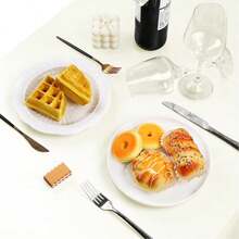 1pc Satin Tablecloth, Rectangular, Smooth Fabric, Peach Color, Suitable For Weddings, Banquets, Parties - Ivory - View 5