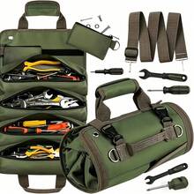 Upgraded - Durable Handheld Lightweight Tool Bag - Multifunctional Storage Pouch - Suitable For Camping, Gardening, DIY Hobbies, Home Decor, Auto Repair And Other Maintenance Scenarios, Can Store Tools Or Other Items - Outdoor Gear Carry Bag - Toolkit - View 2