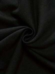 Camiseta estampada para mujer, ligera, transpirable, cómoda y versátil. 100% algodón, fresca y aireada, lavable a máquina. Ropa de verano con estilo urbano y moderno. - Negro - Ver 3