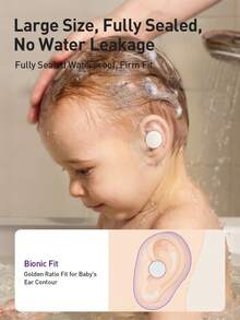 Philips Avent 30 Pieces Of Children's Waterproof Ear Stickers,Disposable Baby Shower Ear Protection,Newborn Earplugs,Silicone Gel Ear Muffs,Does Not Leave Glue,Not Easy To Allergies,For Swimming,Bathing - Multicolor - View 3