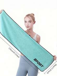 Ultra-Absorbent Fitness Sports Towel, Unisex Gym Yoga Towel, Outdoor Sports Fitness Towel, Suitable For Bathroom, Gym, Yoga, Running, Cycling, Tennis, Sweat-Absorbing, Essential Yoga Accessory For Outdoor Sports - Multicolor - View 11