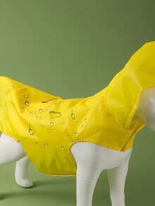 Reflective Large Dog Raincoat, Waterproof Hooded Pet Rainwear For All Size - Multicolor - View 6