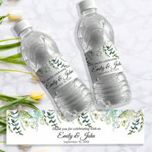 UNICCUT 30pcs Customized Labels - Personalized Bottle Stickers, Customizable Name & Text Stickers, Suitable For Birthday, Baptism, Wedding Decoration - Multicolor - View 12