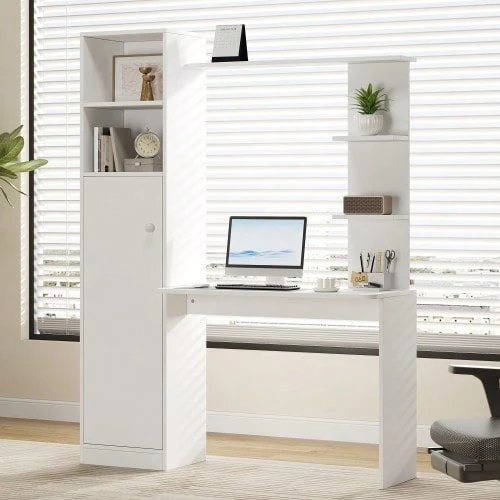 Home Office Desks - White - View 1