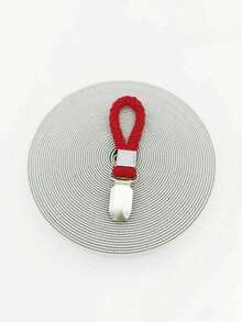 1pc Metal Towel Hook With Cotton Hanging Ring, Multi-Purpose Fabric Hook For Home, Kitchen, Bathroom - Multicolor - View 9