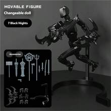 New High-Quality 13-Jointed Posable Mannequin 3rd Generation, Multi-Joint Adjustable Human Body Model, DIY Assembly Full Body Stress Relief Toy, Educational Brain Development Handicraft, Creative Desktop Decor, Exquisite Holiday Birthday Gift For Adult Collectors And Home Decor - Multicolor - View 24