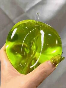 1pc Super Soft Apple Shaped Stress Ball, Soft Skin-Like Texture, Multi-Sensory Soft Rubber Ball, Silent Slow Rebound, Realistic Apple Design, Relieve Stress, Suitable For Office, School, Party, Home/Room Decor/Fans - Multicolor - View 4