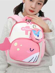 Cute Cartoon Dinosaur Backpack, Lightweight Small Backpack For Kindergarten Kids, Suitable For School, Travel And Play - A - View 13