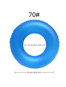 1pc Creative Design Matte Swim Ring, Summer Swimming Pool & Beach Floating Accessory, Party Use, Perfect Summer Gift, Swimming Pool Floating Lounger, Fun & Relaxation For Adult Vacation - Multicolor - View 16
