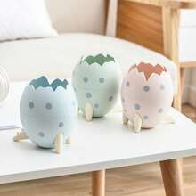 Dinosaur Egg Shell Pen Holder, Cute Desktop Pencil Storage Cup, Suitable For Pens, Colored Pencils And Markers, Kawaii Style Office, Study Room, Vanity Desk Decor, School Supplies, Back To School - Multicolor - View 9