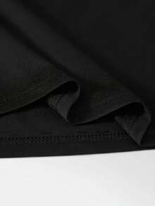Blusas casuales para dama, playera de mujer algodón negra con texto "Faith Over Fear" y lazos rosas, manga corta holgada, tops de mujer estilo elegante, temporada 2026, ideal para salidas casuales y looks con estilo - Negro - Ver 4