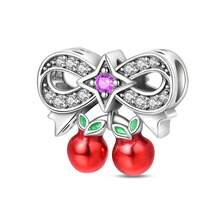 A Single Silver-Plated, Whimsical Fruit-Themed Charm Featuring Original Designs Of A Pineapple, Cherry, And Lemon. This Enamel Pendant Is Accented With Diamond-Like Elements And Can Be Worn On Either A Bracelet Or A Necklace. As A Handcrafted, Fresh, And Playful Accessory, It Exudes A Vibrant Energy, Making It Perfect For Both DIY Projects And Everyday Wear. - Multicolor - View 17