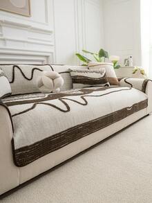 1 buah Sarung Sofa Gaya Bohemian, Bantal Sofa Desain Aneka Warna untuk Semua Musim, Alas Sofa Pelindung Ramah Hewan Peliharaan, Cocok untuk Sofa 1 Dudukan, 2 Dudukan, 3 Dudukan, dan 4 Dudukan - Coklat - View 7