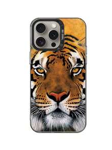 Capa de Telefone Tigre Animal Feroz - Compatível com Apple 17 Pro Max/16/15/14/13/12/11 Pro Max Plus, S26U/S25U/S24U/A56/A55/A56, Capa Protetora Anti-Queda - Multicolorido - Visão 2