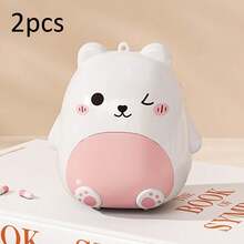 Hộp đựng thuốc hình gấu di động, hộp thuốc kín đáo thiết kế hình gấu dễ thương, dung tích lớn, đựng thuốc hàng ngày, vật dụng cần thiết cho gia đình và du lịch. - Nhiều màu - Xem 19