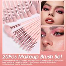42pcs All-In-One Makeup Tool Set, Includes 20 Waterproof Makeup Brushes, Makeup Bag, Makeup Sponge, Mini Powder Puff, Headband, Eye Makeup Auxiliary Tools, Hair Comb, Complete Makeup Tool Set - Multicolor - View 2