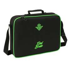 | Real Betis Balompié School Bag Water Resistant, Adjustable Shoulder Strap And Padded Top Handle, Double Zipper, Removable Semi-Rigid Base, Green, One Size - Portfolio (2) - View 1