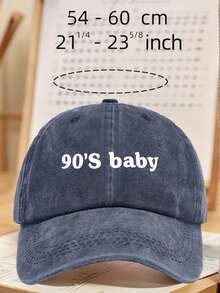 1 pieza Gorra de béisbol con estampado de bebé de los años 90 para hombres y mujeres, de material transpirable. Gorra de béisbol y sombrero de sol para deportes al aire libre, ajustable, para montañismo, ocio y moda callejera. Gorra de verano para la playa. Gorra de papá versátil disponible en una variedad de colores. - Multicolor - Ver 10