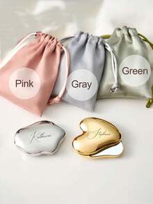 Personalized Portable Makeup Mirror, Customized Bridesmaid Gift, Engraved Pocket Mirror, Personalized Mirror, Customized Pocket Mirror, Customized Makeup Mirror, Portable Mirror, Mirror Gift, Bride Portable Mirror Wedding Favor - Multicolor - View 11