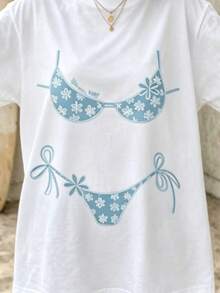 Coastal Bachelorette Shirts Last Toast On The Coast Bachelorette Bikinis And Martinis Last Splash Seashells And Wedding Bells - 白色 - 查看 2