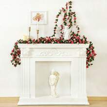 1pc Artificial Rose Vine, 45 Heads Rose Garland Decor, Plastic - Multicolor - View 7