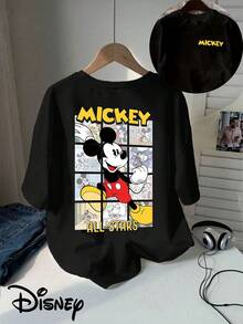 Klassisches, Disney Cotton T-Shirt - Black - View 6