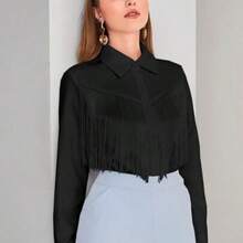 Women Blouses & Shirts - Black - View 1