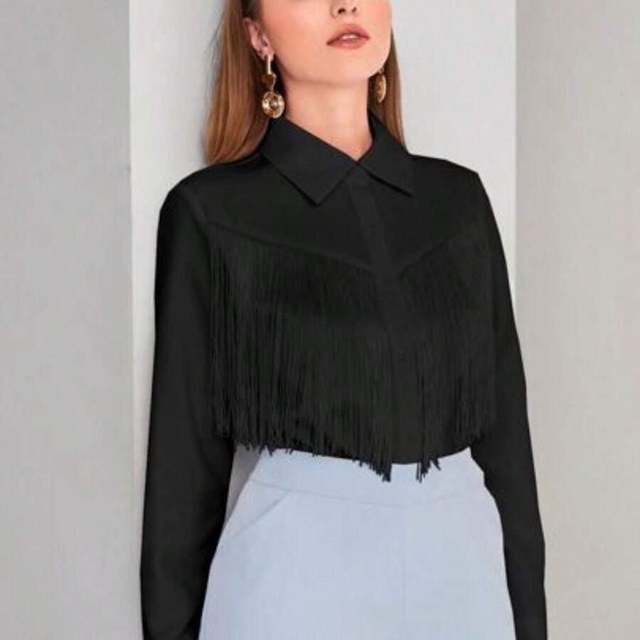 Women Blouses & Shirts - Black - View 1