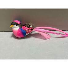 Interactive Cat Teaser Wand With Long Double Rods And Strong Suction Cup Base, Handheld Cat Toy With Artificial Feathers In Red/Green, Made Of Polyester Suitable For Kittens And Adult Cats For Indoor And Outdoor Play - View 11