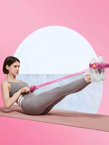 Alat Latihan Yoga Pedal Puller Resistance Band dengan Pegangan, Tali Tarik Elastis, Tali Peregang Multifungsi, Cocok untuk Latihan di Rumah, Penggemar Yoga, untuk Berbagai Bagian Tubuh, Peregangan Perut, Pinggang, Lengan, Kaki, Pelangsingan, dan Pelatihan, Aksesori Yoga - MultiWarna - View 8