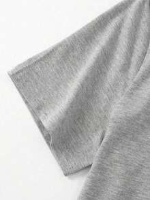 Camiseta unisex 100% algodón con diseño gráfico  GT-R R35 - Gris - Ver 4
