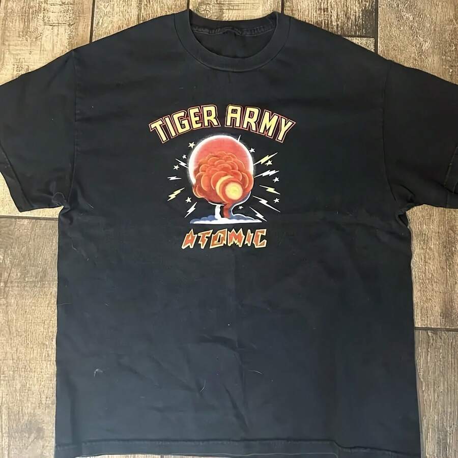 Tiger Army Atomic T Shirt Cotton For Men S 4Xl - 款式 - 查看 1