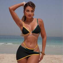 2026 New Fashionable Sexy Three-Piece Swimsuit For Women Bikini Two-Piece Swimwear - 9352 Three-piece Bikini Set - View 3