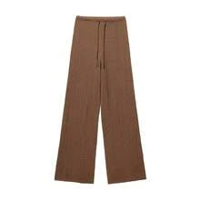 MUJER Conjuntos de pantalones para mujer, conjuntos de pantalones texturizados de cintura alta para mujer, chaleco sin mangas de 2 piezas, conjunto de mujer, conjuntos de trajes para mujer - pantalones 3 - Ver 3