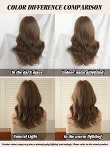 NAMM 18 Inch Medium-Length Shoulder-Length Shoulder Length Wavy Wigs For Women,Synthetic Heat-Resistant Long Fully Machine Wig For Girls Music Festival Party Street Wear, Sakura Festival, Cosplay Anime Or Costume Use (Available In Multiple Colors), Halloween - Multicolor - View 8
