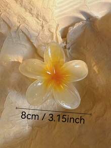 3件/1件 大號 8cm/3.15in 漸層花卉設計 漸層藍、白黃漸層與粉色大理石水波紋髮夾 女用 極簡百搭 適合日常、派對、工作、旅行、返校、學校 髮夾 學生用品 度假夏季髮飾 海灘抓夾 - 彩色 - 查看 2
