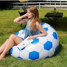 Modern Foldable Inflatable Slouchy Sofa Single Comfortable Sofa Bed Suitable For Various Room Types - Football Sofa - View 13