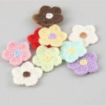 6/12/18Pcs Floral Applique Patches, Suitable For Clothing, Hats, Shoes, Crafts, Sewing Supplies, Fabric Patches, Headwear, Embroidery Flower Pieces, DIY Clothing, Shoes, Hats Accessories - Multicolor - View 8