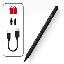 白色主動式電容觸控筆,相容 Apple Pencil,相容 iPad A16 Air 11 5 4 Pro 11代 13 12.9 M4 M3 M2、10 9 10代 9代、Mini 7 6,2025款觸控筆,春季生日禮物 - 彩色 - 查看 9