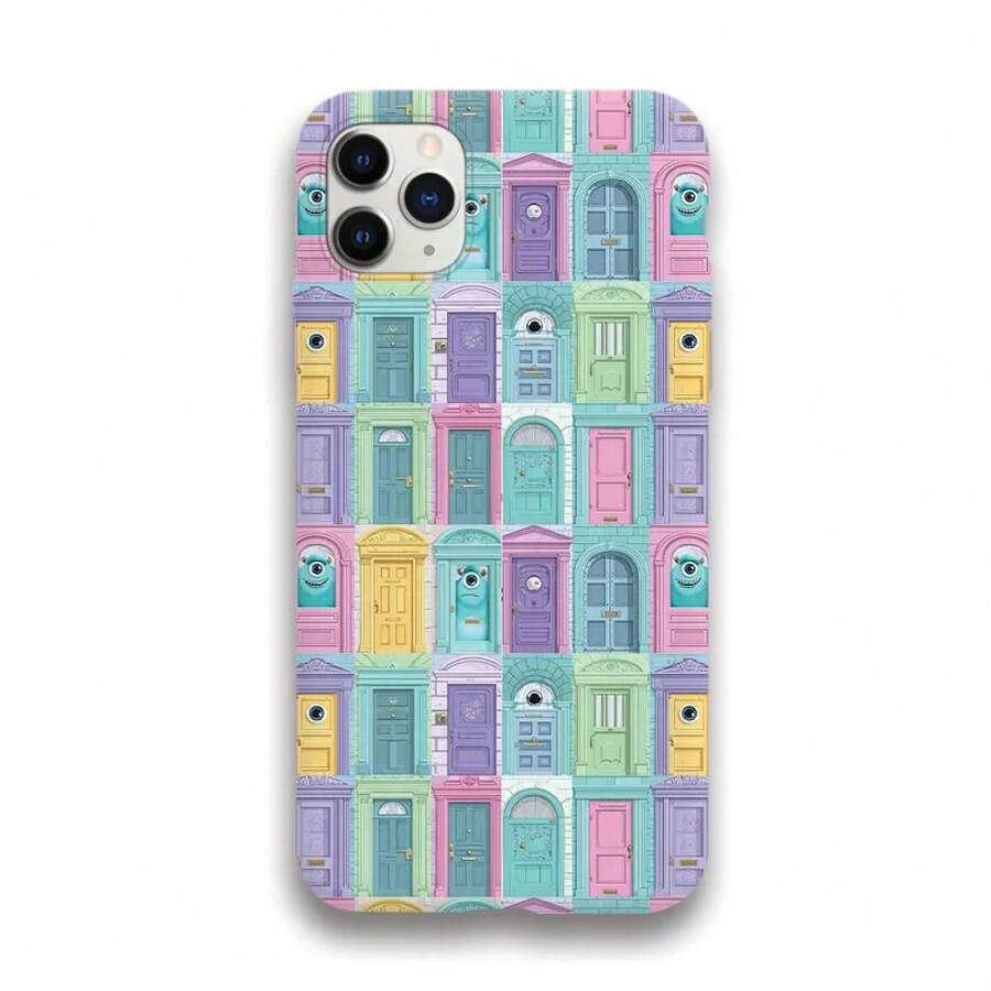 [Expédition 24h depuis l'Allemagne] Coque de téléphone Apple 17pro Max Monsters Inc Porte, Coque de téléphone Mike Wazowski et Sulley, Housse de téléphone Monsters Inc TD-0213-OANRSamsung 23 24 25 26 - 1 image couleur - Voir 1